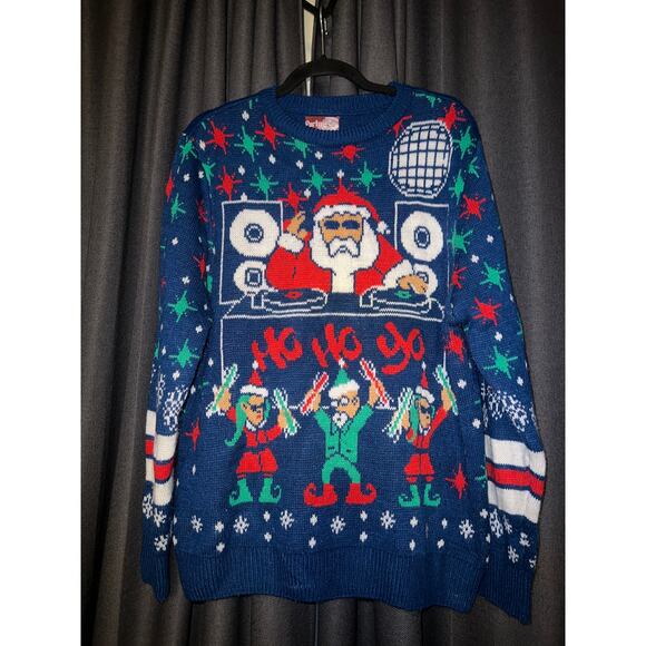 Ugly Christmas Sweater Sweaters - Ugly Christmas Sweater Xmas Size Large